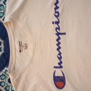 XL CHAMPION WHITE TEE SHIRT